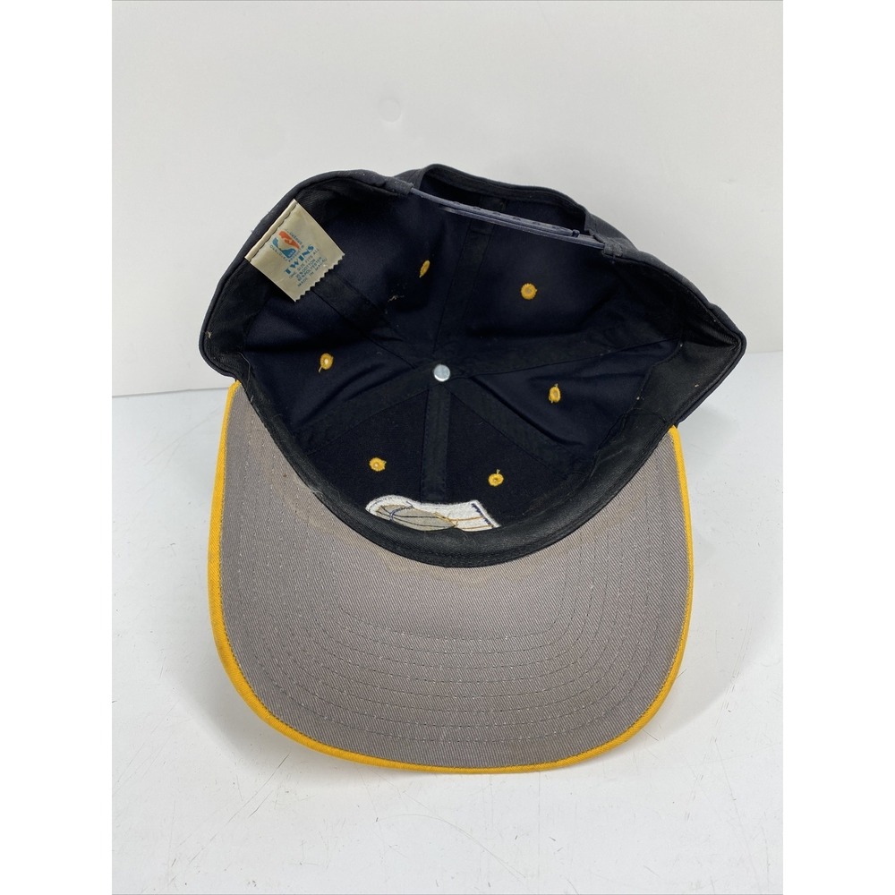Vintage Indiana Pacers Twins Enterprise 90s NBA Adjustable Snapback Hat Cap Gift - Picture 7 of 13